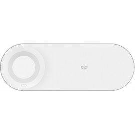 Yeelight Ασύρματος Φορτιστής (Qi Pad) 15W Λευκός (YLYD08YI)