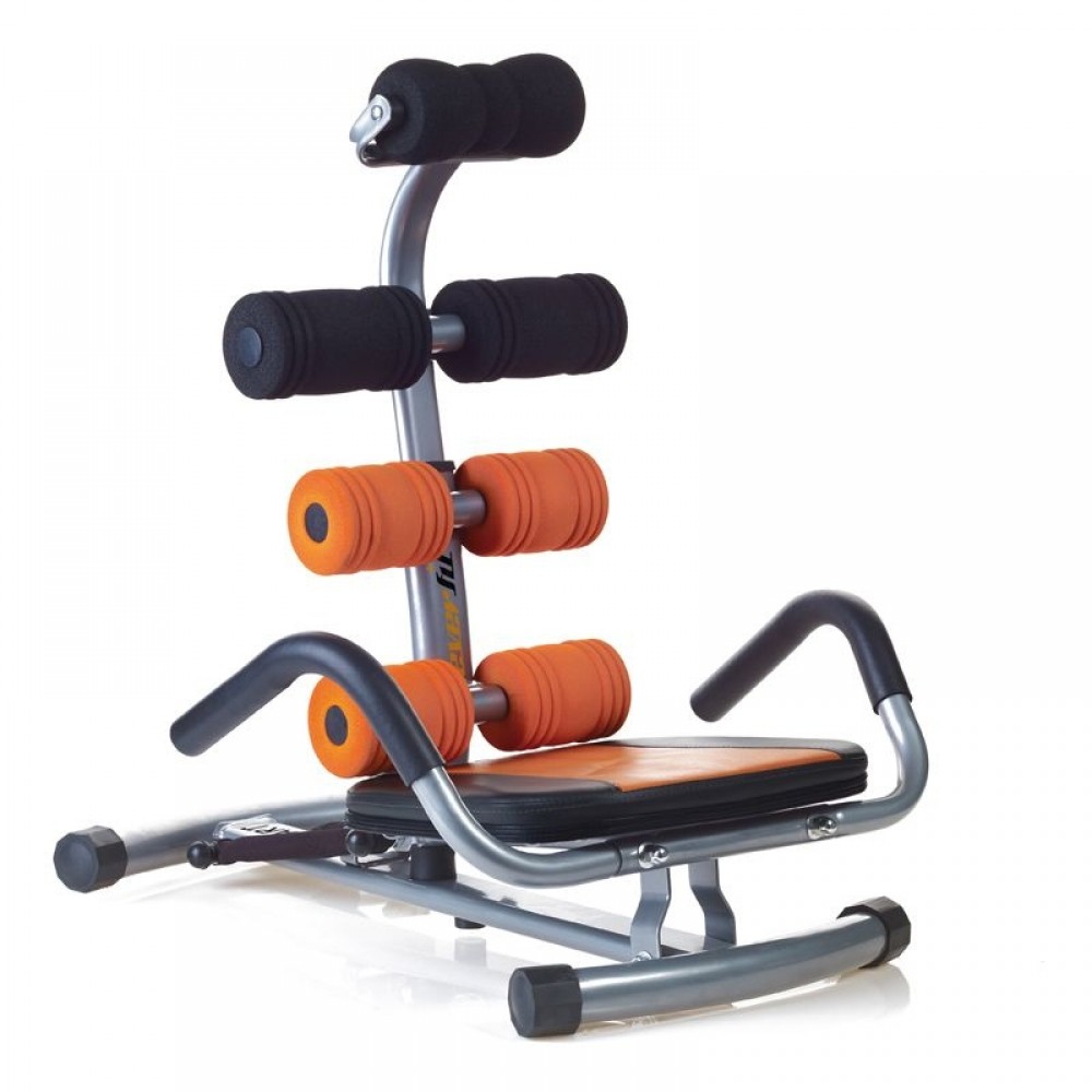 EverFit Ab-Smart Πάγκος Γυμναστικής Κοιλιακών Ρυθμιζόμενος Χωρίς Ορθοστάτες