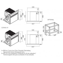 Cerino 8 Aero Αερόθερμο Τζάκι