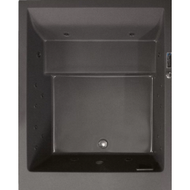 Μπανιέρα Elli 200x160cm, με κάθισμα σε λευκό χρώμα χωρίς  επένδυση