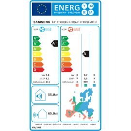 Samsung AR35 AR12TXHQASINEU 12000 BTU Κλιματιστικό Τοίχου