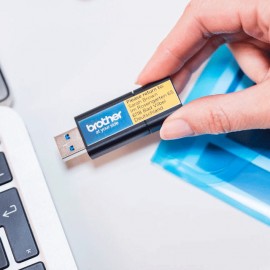Brother P-Touch VC-500W Εκτυπωτής Ετικετών Zink Ethernet / USB / Wi-Fi 313 dpi Έγχρωμος