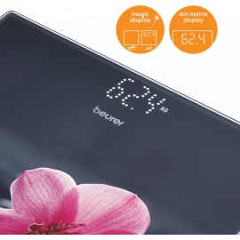 ΓΥΑΛΙΝΗ ΗΛΕΚΤΡΟΝΙΚΗ ΖΥΓΑΡΙΑ ΣΩΜΑΤΟΣ BEURER | GS 215 RELAX