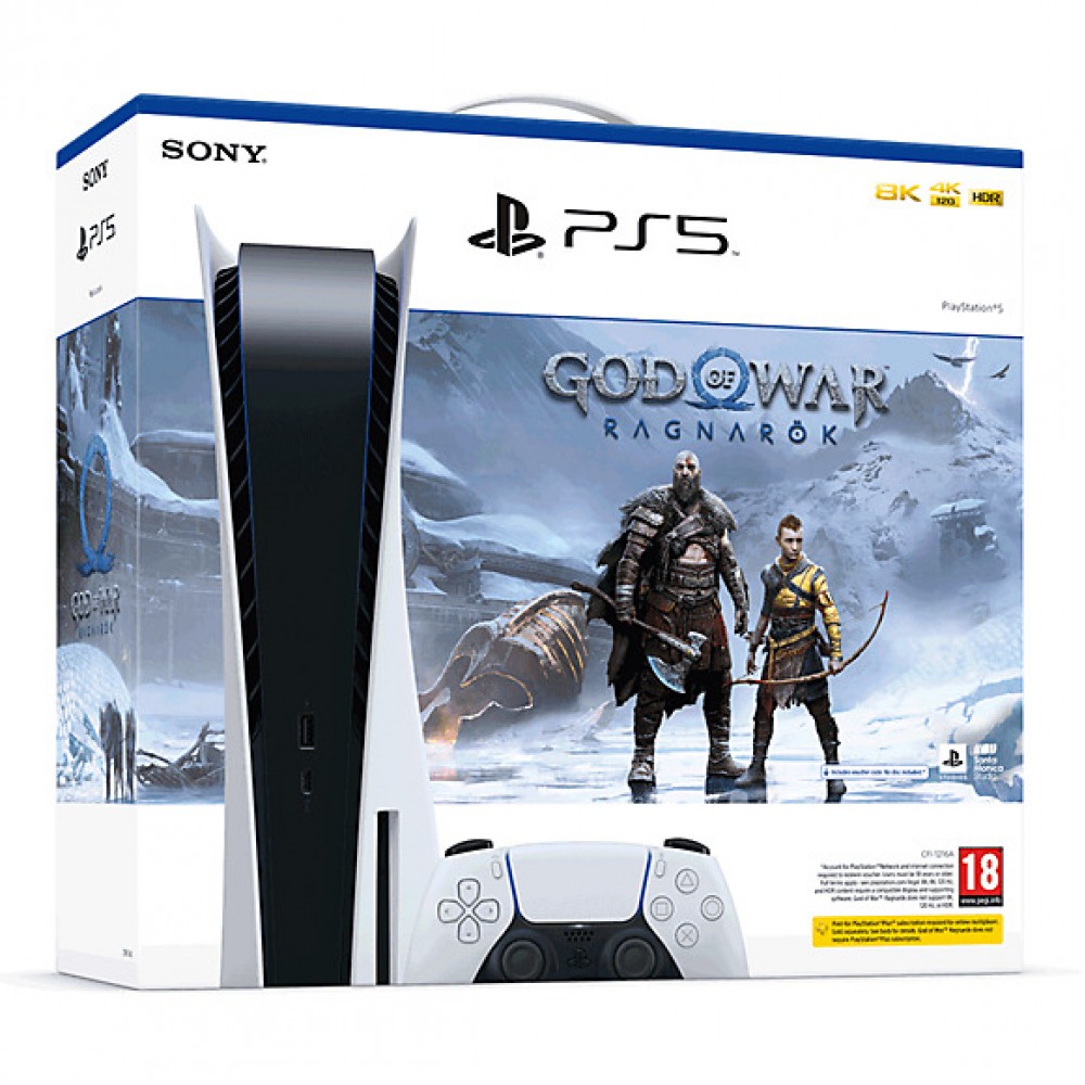 Sony PlayStation 5 God of War Ragnarok (Voucher) (Official Bundle)
