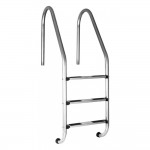 Σκάλα Πισίνας 2 σκαλοπάτια  INOX 304 Τύπου STANDARD  AQUA LINE