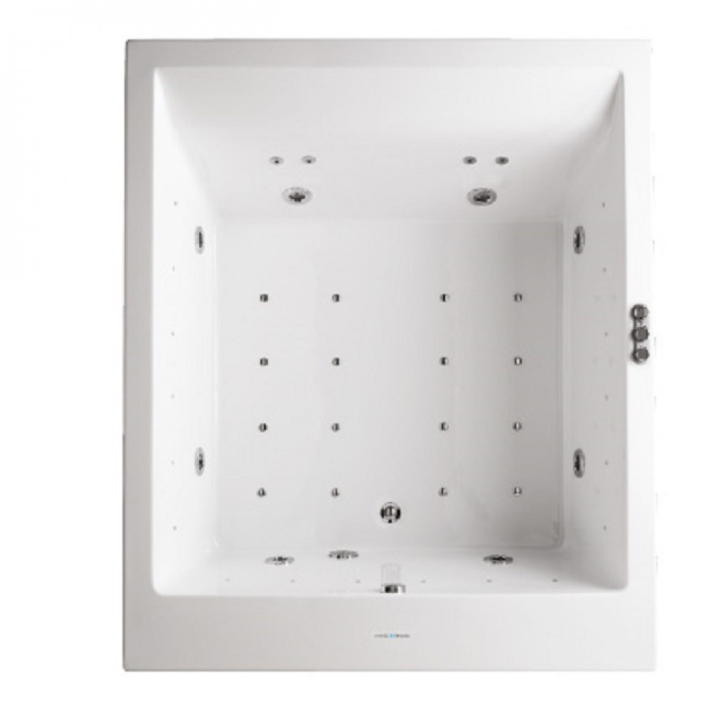 AENAOS spa  ACRYLIC 190×160 λευκό