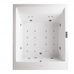 AENAOS spa  ACRYLIC 190×160 λευκό