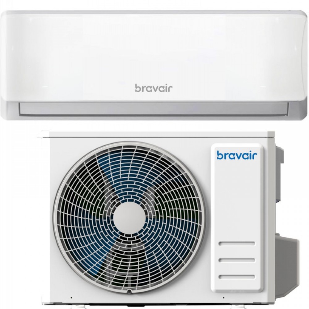 Bravair MXS-09HVCX Κλιματιστικό Inverter 9000 BTU A++/A+++ με Ιονιστή και Wi-Fi  