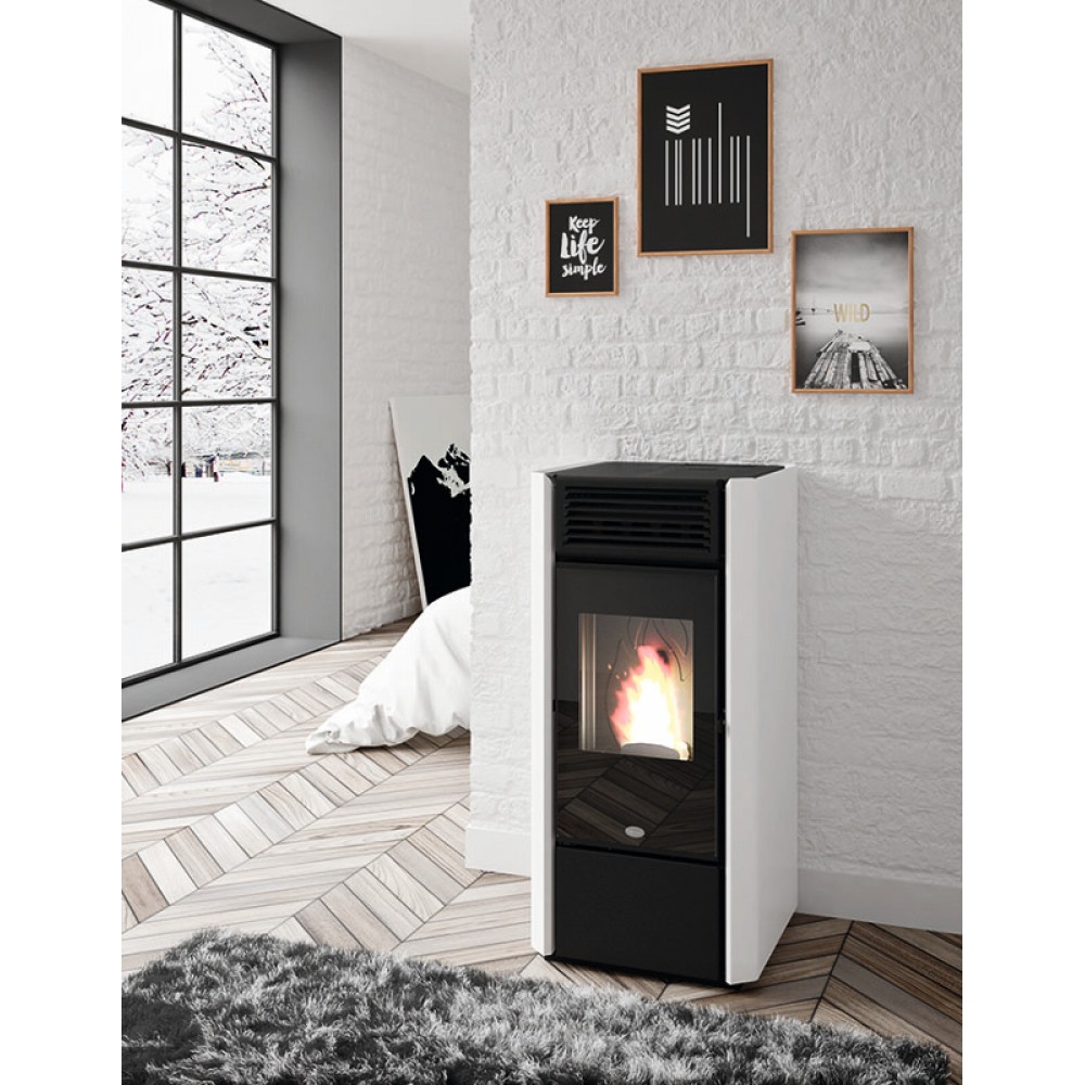 Milly 14 Αερόθερμη Σόμπα Pellet Biomass EVACALOR