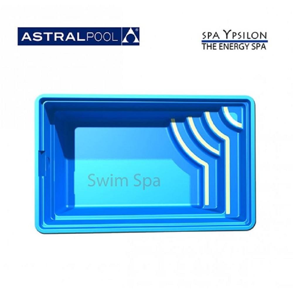 Πολυεστερική Δεξαμενή Νερού Spa Ypsilon 400 X 250 X 125cm (Προαιρετικά Με Skimmer)