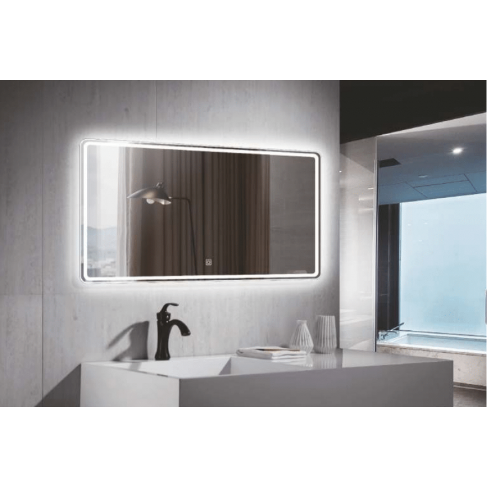 Bronze Art Eco Standard 60H8-55-75R5 Οριζόντιος Καθρέπτης Μπάνιου Led 75x55cm