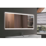 Bronze Art lugano Standard 60X4-75-556R Καθρέπτης Μπάνιου Οριζόντιος Led 75x55cm