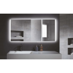 Bronze Art Quattro 60X6-55-75R4 Οριζόντιος Καθρέπτης Μπάνιου Led 55x75cm 