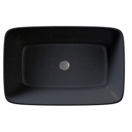 Sanitec Atlas 281 Νιπτήρας Πορσελάνης Επικαθήμενος 56,5x39,5x12cm Λευκός