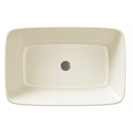 Sanitec Atlas 281 Νιπτήρας Πορσελάνης Επικαθήμενος 56,5x39,5x12cm Λευκός