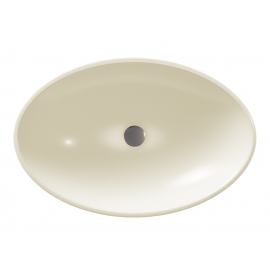 Sanitec Helios 282 Νιπτήρας Πορσελάνης Επικαθήμενος 56,5x41x12cm Λευκ΄ός