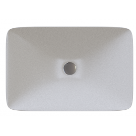 Sanitec Aktis 283 Νιπτήρας Πορσελάνης Επικαθήμενος 60,5x38,5x9cm Λευκός
