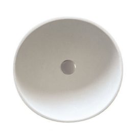 Sanitec Meandros 200 Νιπτήρας Πορσελάνης Επικαθήμενος 39x15cm Λευκός
