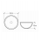 Sanitec Meandros 200 Νιπτήρας Πορσελάνης Επικαθήμενος 39x15cm Λευκός