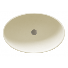 Sanitec Gaia 204 Νιπτήρας Πορσελάνης Επικαθήμενος 46,5x15cm Λευκός