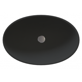 Sanitec Gaia 204 Νιπτήρας Πορσελάνης Επικαθήμενος 46,5x15cm Λευκός