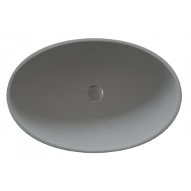 Sanitec Gaia 204 Νιπτήρας Πορσελάνης Επικαθήμενος 46,5x15cm Λευκός