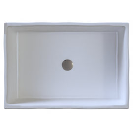 Sanitec Castello 202 Νιπτήρας Πορσελάνης Επικαθήμενος 52x39x13cm Λευκός