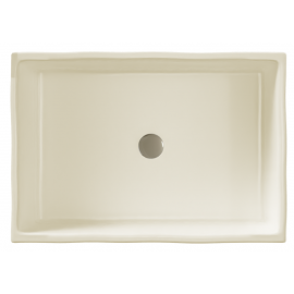 Sanitec Castello 202 Νιπτήρας Πορσελάνης Επικαθήμενος 52x39x13cm Λευκός