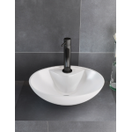 Sanitec Ionion 207 Νιπτήρας Πορσελάνης Επικαθήμενος 46x36x15,5cm Λευκός