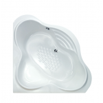 SANITEC 528 Miranda Γωνιακή Μπανιέρα Ακρυλική 150x150cm