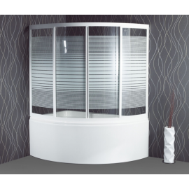 SANITEC 547 Venus Γωνιακή Μπανιέρα Ακρυλική 130x130cm