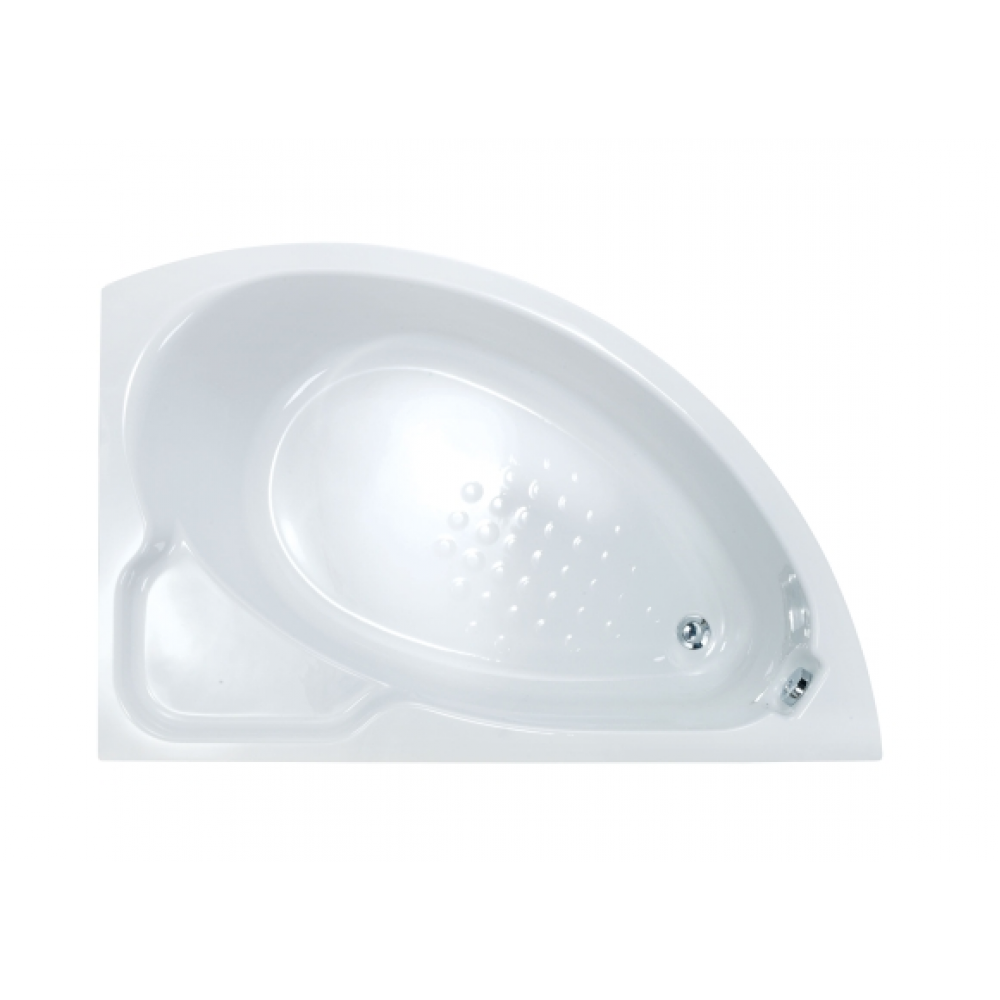 SANITEC 568 Lydia R/L Γωνιακή Μπανιέρα Ακρυλική 165x100cm