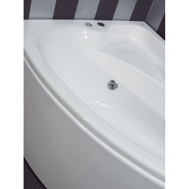 SANITEC 568 Lydia R/L Γωνιακή Μπανιέρα Ακρυλική 165x100cm