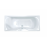 SANITEC 545 Iris Μπανιέρα Ακρυλική 180x80cm