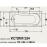SANITEC 534 Victoria Μπανιέρα Ακρυλική 170x80cm