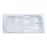 SANITEC 527 Pauline Μπανιέρα Ακρυλική 170x80cm