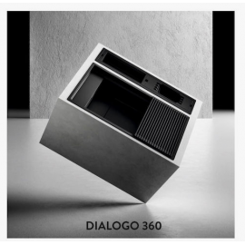 Elleci Dialogo 360 Workstation Ένθετος/Υποκαθήμενος Νεροχύτης από Συνθετικό Γρανίτη Μ86xΠ46cm K82 Sage Green