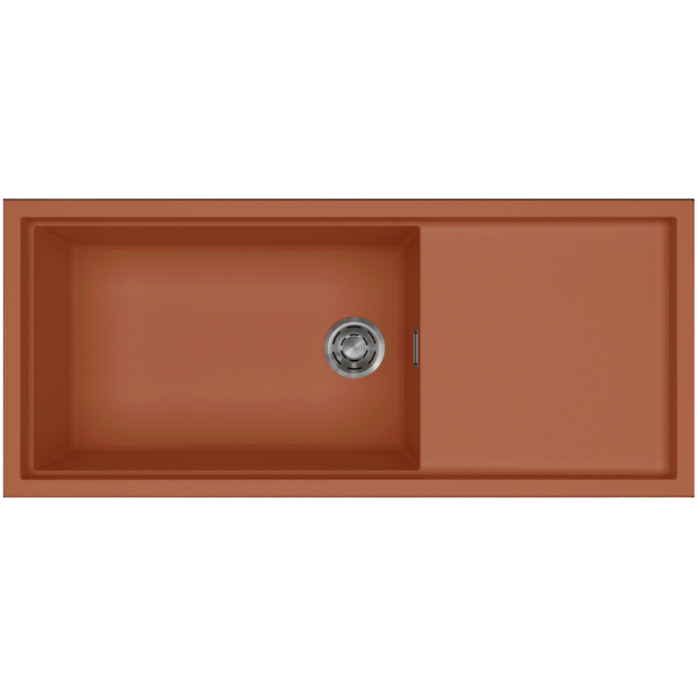 Elleci Sintesi 510 Γρανιτένιος Νεροχύτης Ένθετος Cavern Clay K83 116x50cm 