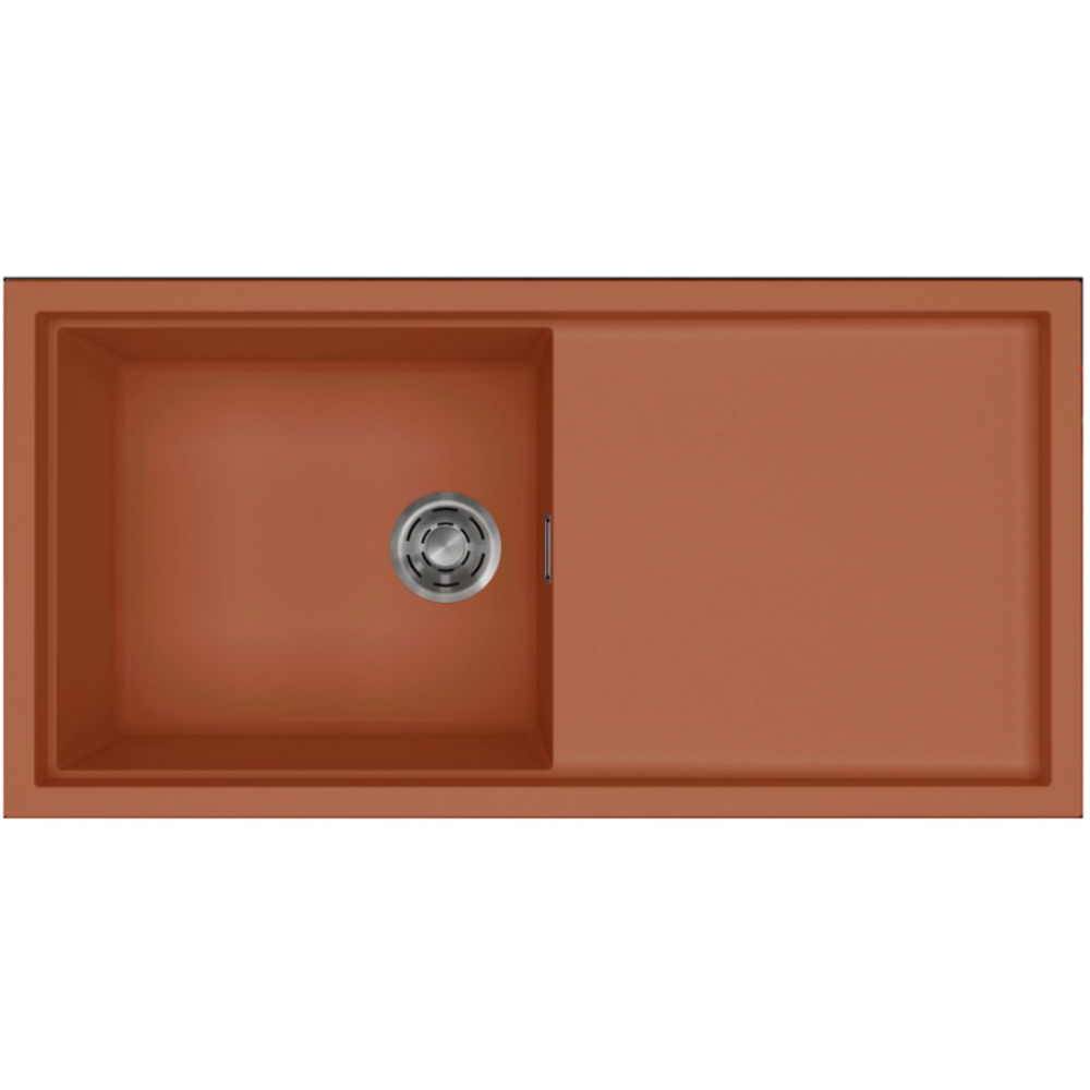 Elleci Sintesi 480 Γρανιτένιος Νεροχύτης Ένθετος K83 CAVERN CLAY 100x50cm