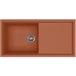 Elleci Sintesi 480 Γρανιτένιος Νεροχύτης Ένθετος K83 CAVERN CLAY 100x50cm
