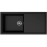 Elleci Sintesi 480 Γρανιτένιος Νεροχύτης Ένθετος K86 Black 100x50cm