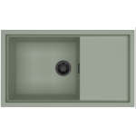 Elleci Sintesi 410 Γρανιτένιος Νεροχύτης Ένθετος K82 Sage Green 86x50cm
