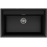 Elleci Sintesi 130 Γρανιτένιος Νεροχύτης Ένθετος K86 Black 79x50cm