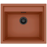 Elleci Sintesi 105 Γρανιτένιος Νεροχύτης Ένθετος K83 Cavern Clay 57x50cm