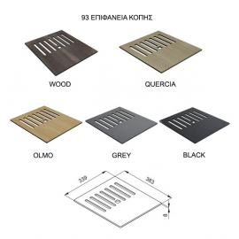 Elleci Best 105 Ένθετος Γρανιτένιος Νεροχύτης Black K86 57x51cm