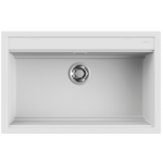 Elleci Best 130 Ένθετος Γρανιτένιος Νεροχύτης White K96 79x51cm