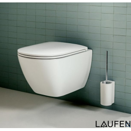 Laufen Κρεμαστή Λεκάνη PRO A Rimless Λευκή + SOFT CLOSE ΚΑΘΙΣΜΑ + KAZANAKI ΙΝΕΟ SLIM + ΠΛΑΚΕΤΑ