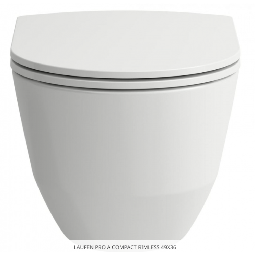 Laufen Κρεμαστή Λεκάνη PRO A COMPACT Rimless Λευκή 