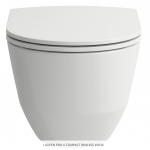 Laufen Κρεμαστή Λεκάνη PRO A COMPACT Rimless Λευκή 