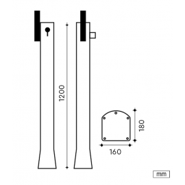 ΝΤΟΥΖΙΕΡΑ ΗΛΙΑΚΗ 20lt, ΜΕ ΒΡΥΣΑΚΙ ΓΙΑ ΤΑ ΠΟΔΙΑ, JOLLY GO, ΑΣΗΜΙ (DS-JG141NX)